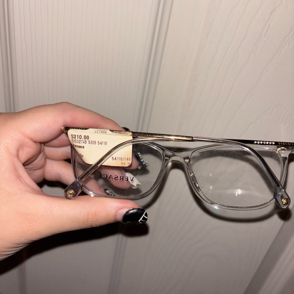 Versace Transparent Frame Glasses - image 2